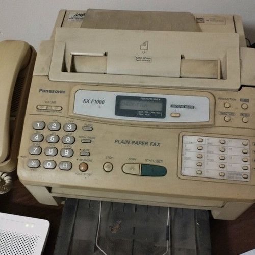 Panasonic vintage fax like new with telephone