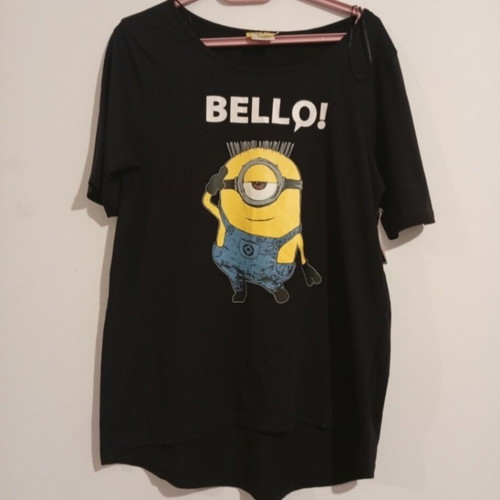 Minion's cotton t-shirt XL black new