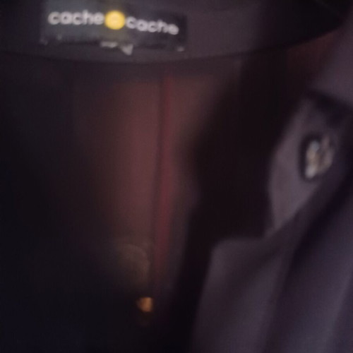 Long semi-transparent Cache Cache shirt like new, black, size S