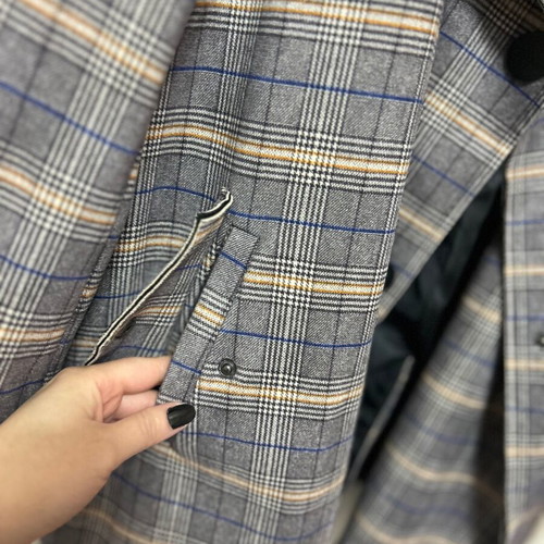 Vintage checked coat Elli White like new