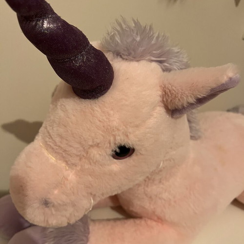 Unicorn plush large 70x40cm by Keel Toys used, excellent condition