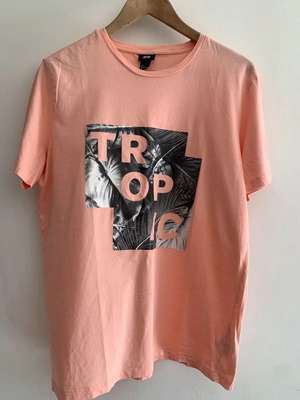 H&M T-shirt size L, orange