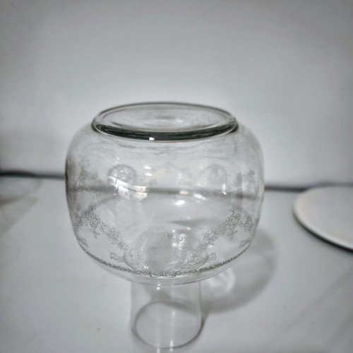 Vintage 1980 water carafe with glass stopper