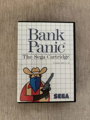 Bank Panic Sega Master System game used