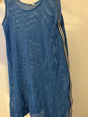 Vamp διχτυωτό φόρεμα μπλε size small σαν καινούργιο
