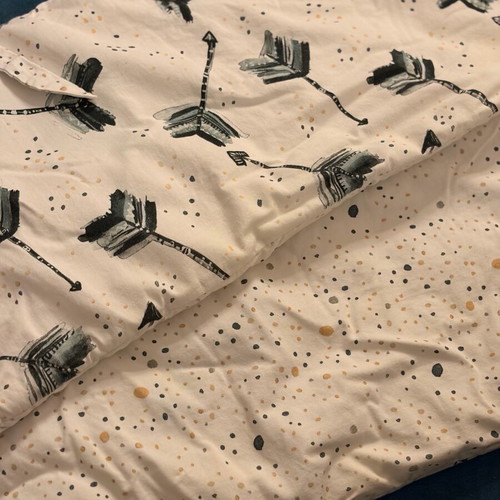 La Millou Crib Bumper 210x25 like new, cotton fabric
