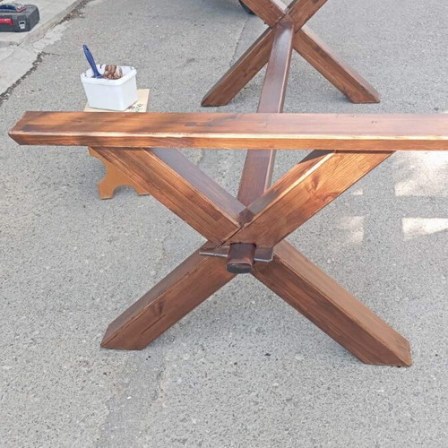 Handmade solid pine table new