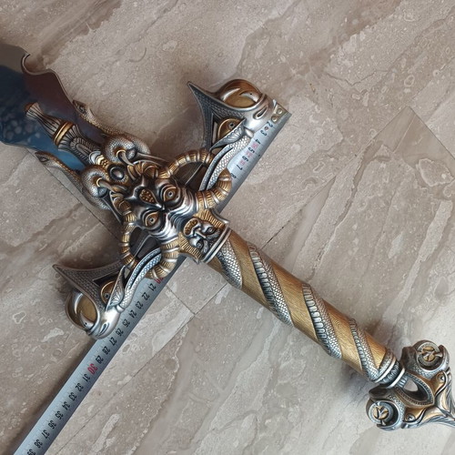 Marto Toledo Hell's Gate Guardian sword new, 24K gold plated