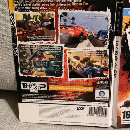 187 Ride Or Die PlayStation 2 used, action game