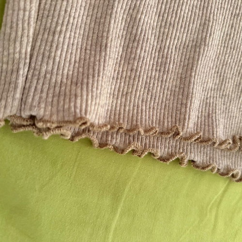Bershka mini dress beige with adjustable bust cord, size S