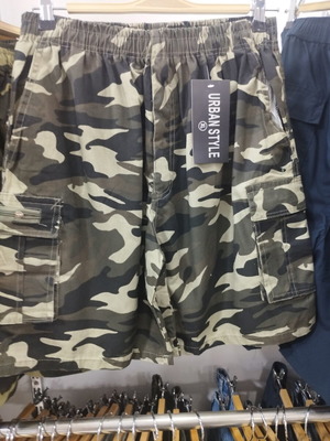 Men's camouflage bermuda shorts new, sizes M-3XL, green