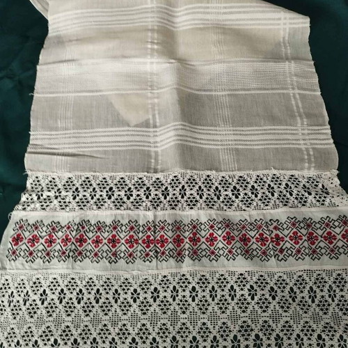 Handmade silk woven curtain used 58x250cm