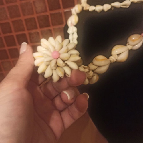 Necklace with shells used from Maldives