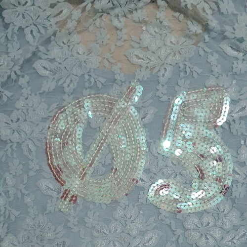 Women's short-sleeve blouse with lace and sequins new, size XS/S
