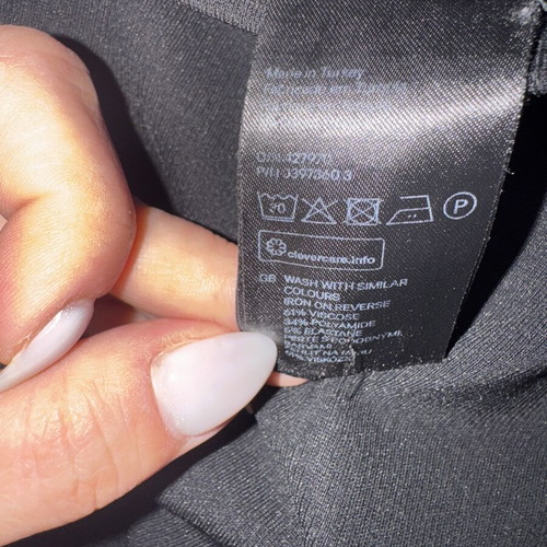 H&M fitted pants like new, black, size XS