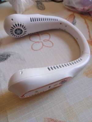 Portable USB Neck Fan Bladeless with LED Display