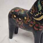 Dala Wooden Horse Handcrafted Scandinavian Folk Art