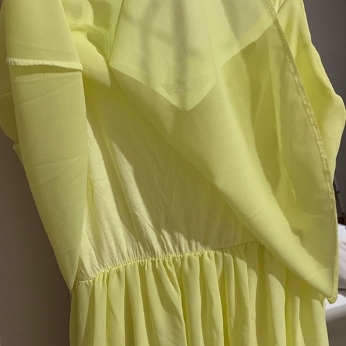 Jolly Boutique Women's Long Summer Dress Neon Yellow S/M like new