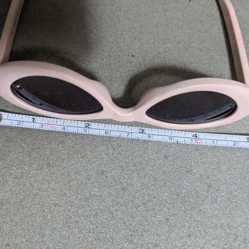 Cateye sunglasses used, girls, pink pastel, Mango brand