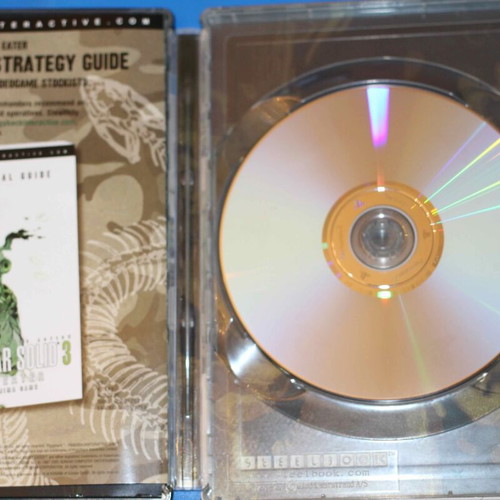 Metal Gear Solid 3 Snake Eater Limited Edition PS2 Steelbook like new