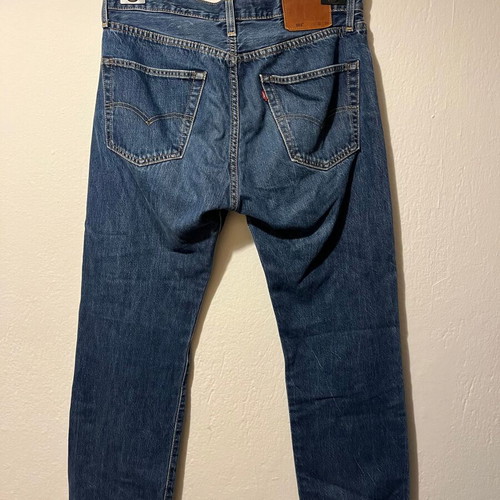 Levi's 501 men blue jeans pants used W32 L30