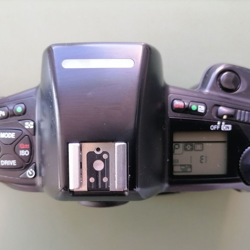 Nikon F90X analog 35mm camera like new with AF Nikkor 28mm lens and remote