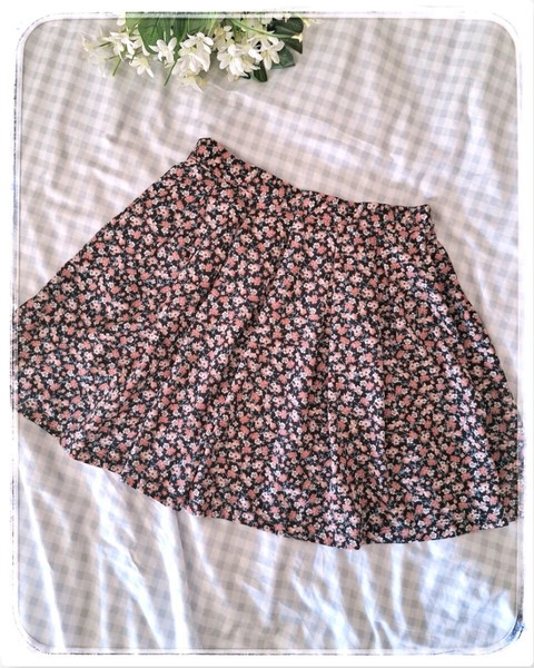 Pretty Mini Floral Skirt  Φούστα φλοραλ Cottagecore