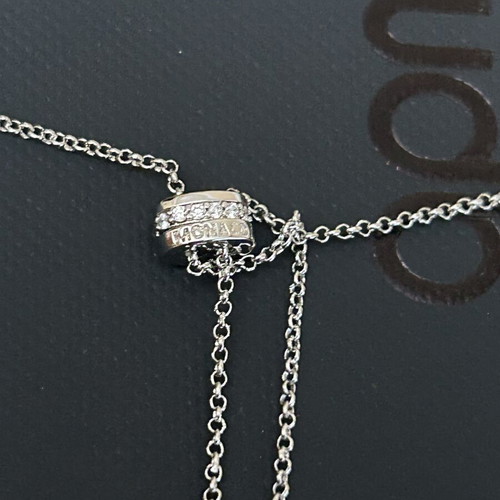 Double pendant APM Monaco new with blue stone, original with certificate