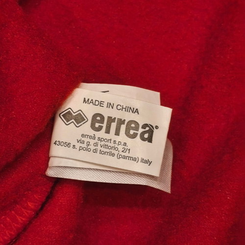 Errea SV ARC Alphen Aan Den Rijn Red Soccer Training Top Sweatshirt Mens XL used