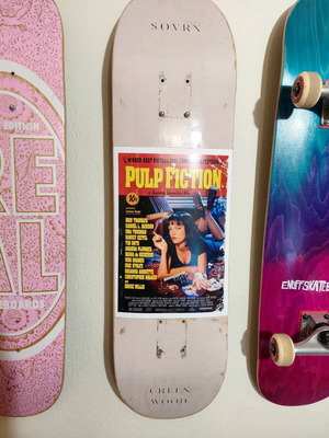 Σανίδα SOVRN Maze Nate Greenwood 8.25 μεταχειρισμένη με Pulp Fiction griptape