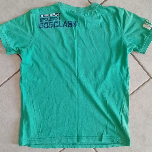 Summer t-shirts pack of 5 used, sizes 146-152 cm, colorful