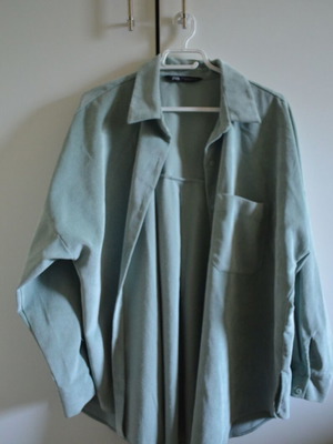 Риза Zara нова, зимна, тюркоазена, размер XL