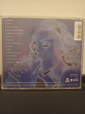 Madonna Erotica CD album, pop 1992