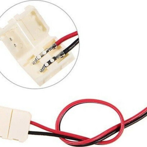 LED Strip Connectors 8mm 2-Wire Pack of 5 New