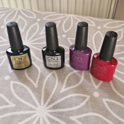 Cnd Shellac 4 pcs new, unused