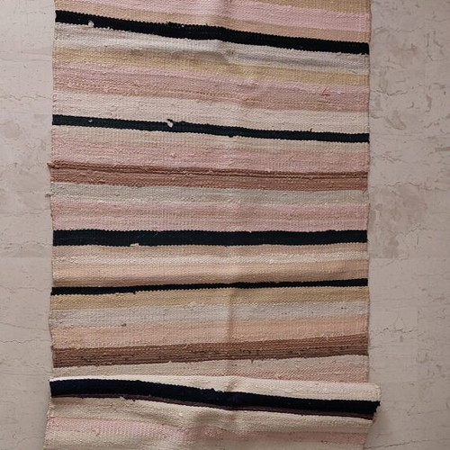 Cotton Loom Rag Rug new, 1970s runner