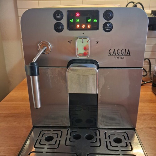 Gaggia Brera automatic espresso machine like new, stainless steel