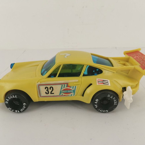 Children's toy car used, celluloid, Greek 1980