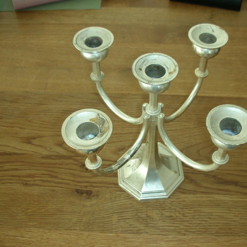 Candlestick with 5 holders used for candles