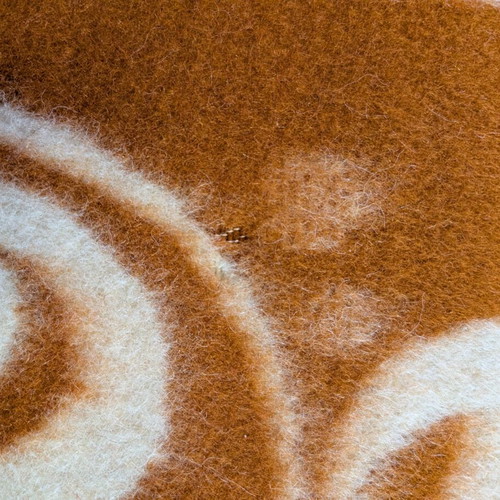 Double-sided smooth wool blanket 220x200 like new