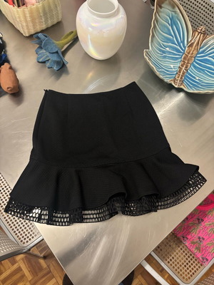 Cavalli class frill skirt used, black size M