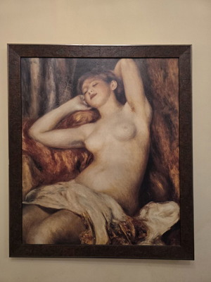 Ελαιοτυπία σε καμβά Sleeping Bather του Pierre-Auguste Renoir μεταχειρισμένη