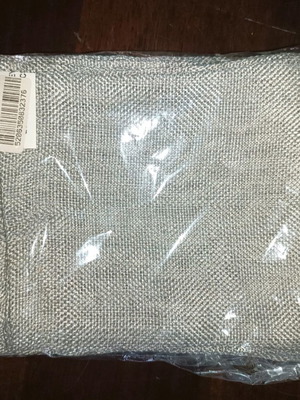 Canvas pouch new pack of 25 dark gray 14x18cm