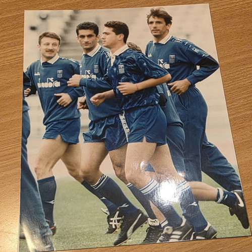 Greece National Football Team Training Photo 90s used