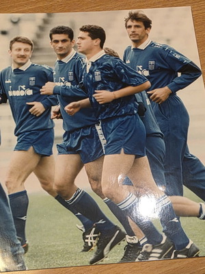 Greece National Football Team Training Photo 90s used