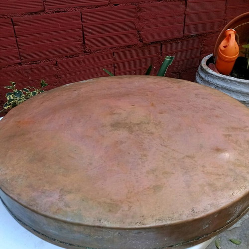 Copper baking tray used 52 cm x 5 cm from previous century