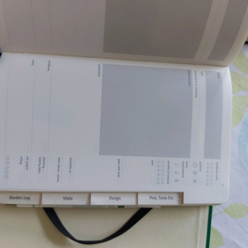 Moleskine box with two gardening journals new product