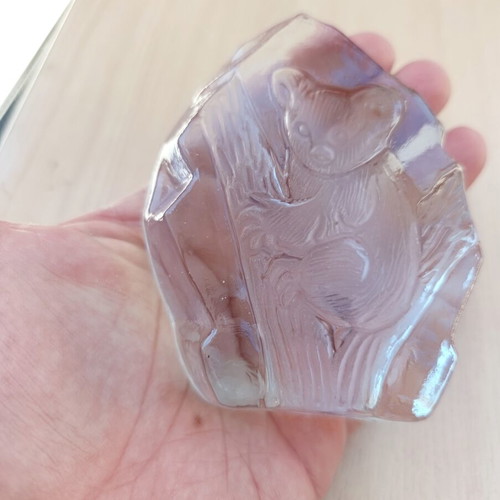Glass Koala Paperweight souvenir from Australia 1980s like new