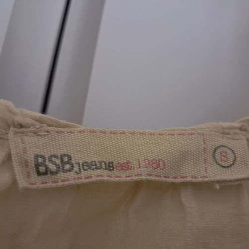 Boho Mustard Blouse with Embroidered Butterflies and Lace, Like New