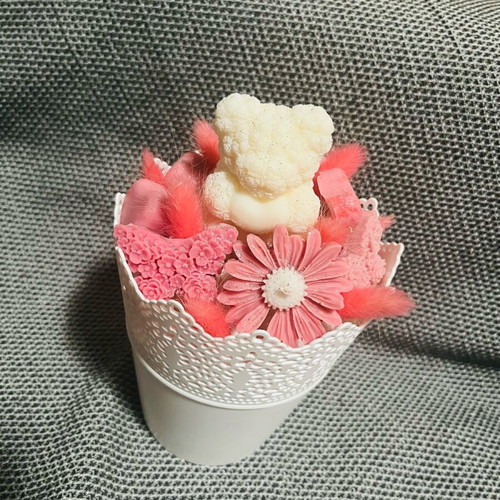 Soy wax candle bouquet new
